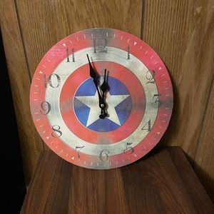 Captain America clock